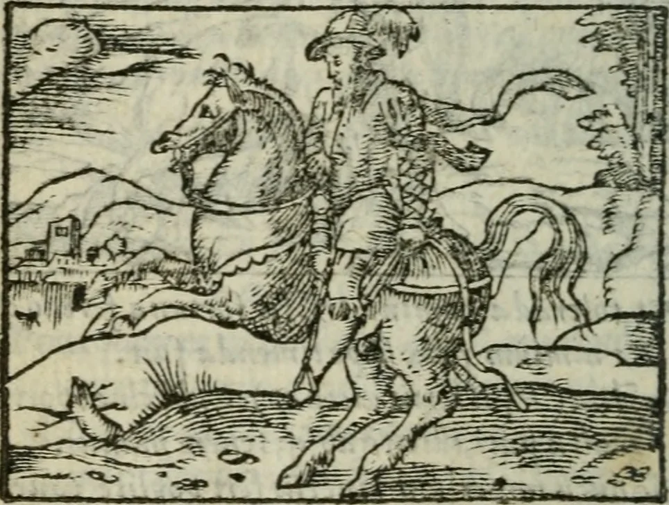An illustration from Emblemes d'Alciat : en latin et francois vers povr vers, 1574, leaf 61