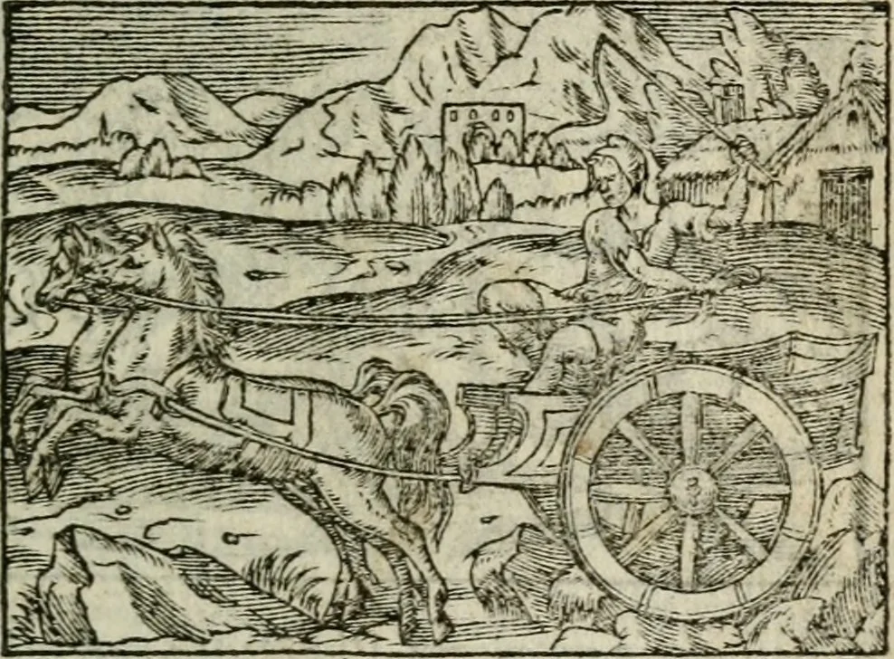 An illustration from Emblemes d'Alciat : en latin et francois vers povr vers, 1574, leaf 90