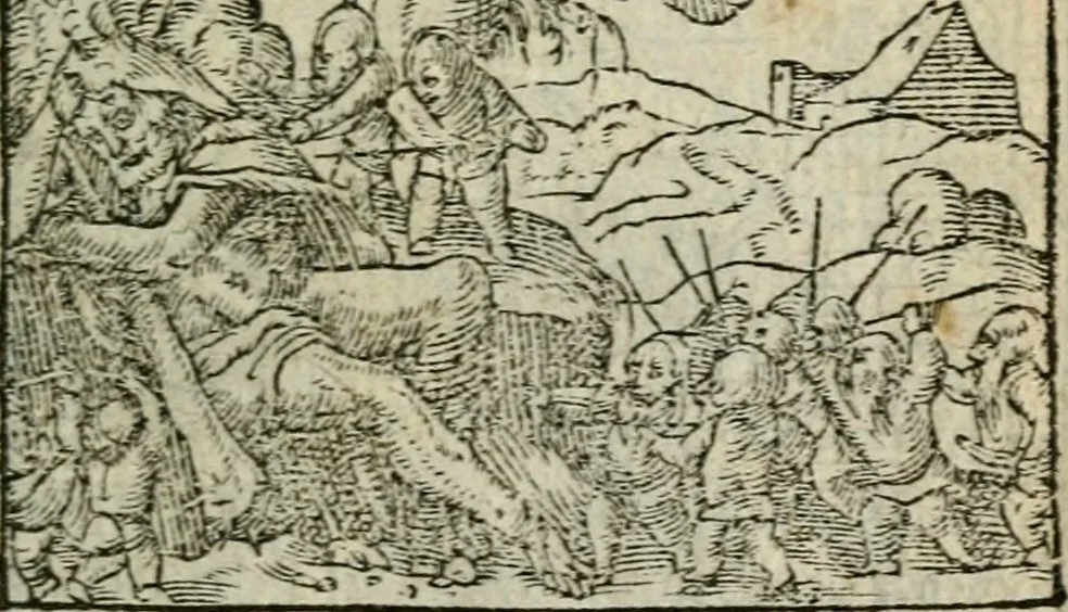 An illustration from Emblemes d'Alciat : en latin et francois vers povr vers, 1574, leaf 92