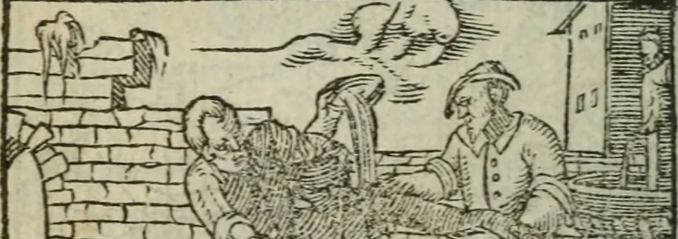 An illustration from Emblemes d'Alciat : en latin et francois vers povr vers, 1574, leaf 93