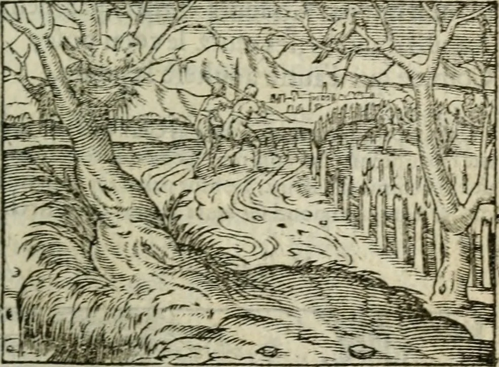 An illustration from Emblemes d'Alciat : en latin et francois vers povr vers, 1574, leaf 94