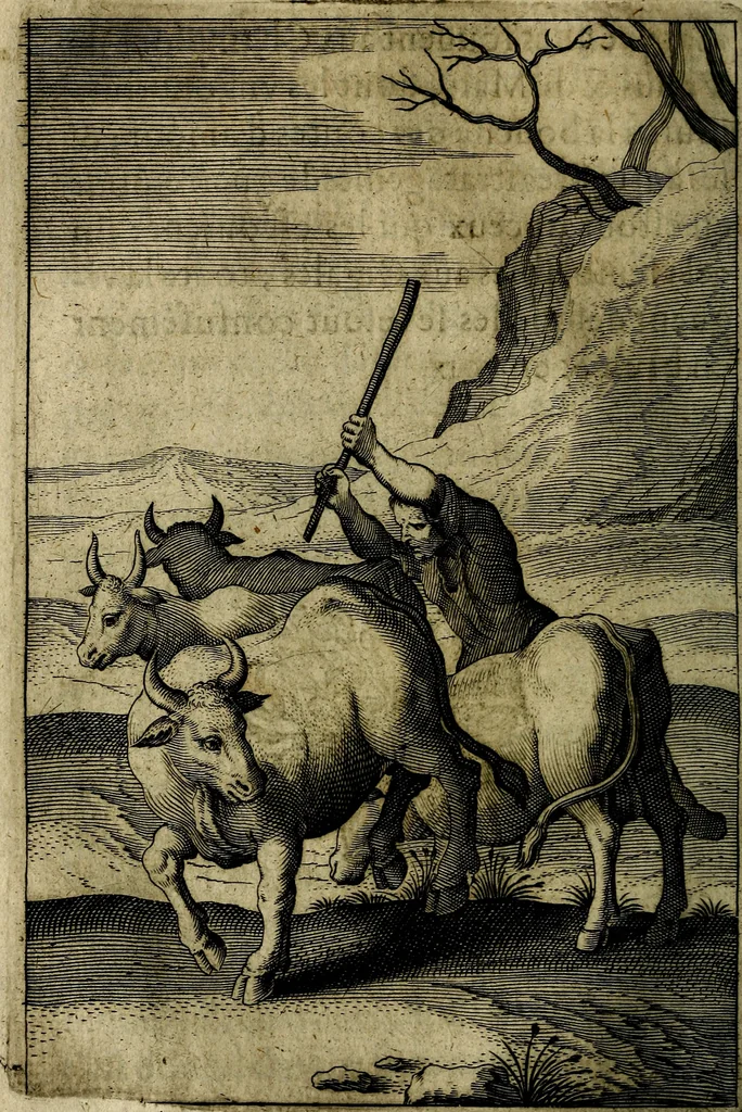 An illustration from Emblemes divers, representez dans cent quarante figures en taille-douce : Enrichis de discours moraux, philosophiques, politiques, et hystoriques ... Où il est traité de la science des roys, princes, ministres d'estats, et generaux d'armées, 1659, leaf 140