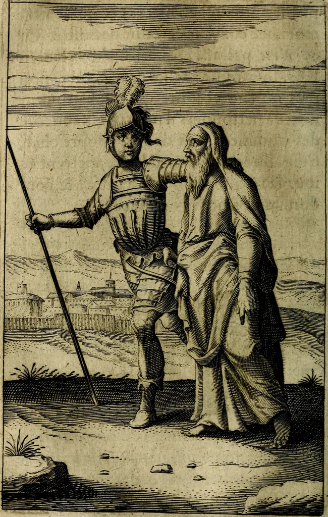 An illustration from Emblemes divers, representez dans cent quarante figures en taille-douce : Enrichis de discours moraux, philosophiques, politiques, et hystoriques ... Où il est traité de la science des roys, princes, ministres d'estats, et generaux d'armées, 1659, leaf 164