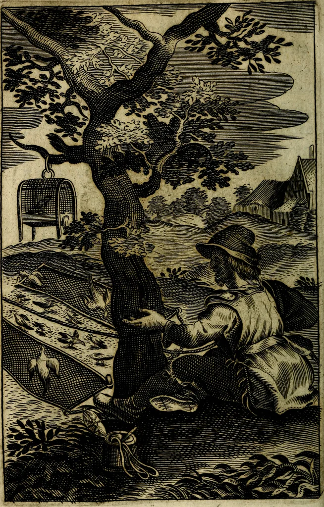 An illustration from Emblemes divers, representez dans cent quarante figures en taille-douce : Enrichis de discours moraux, philosophiques, politiques, et hystoriques ... Où il est traité de la science des roys, princes, ministres d'estats, et generaux d'armées, 1659, leaf 212