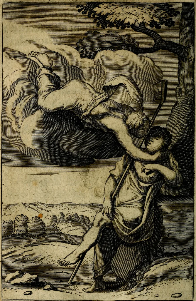 An illustration from Emblemes divers, representez dans cent quarante figures en taille-douce : Enrichis de discours moraux, philosophiques, politiques, et hystoriques ... Où il est traité de la science des roys, princes, ministres d'estats, et generaux d'armées, 1659, leaf 258