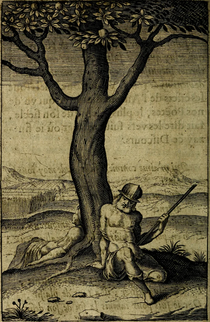 An illustration from Emblemes divers, representez dans cent quarante figures en taille-douce : Enrichis de discours moraux, philosophiques, politiques, et hystoriques ... Où il est traité de la science des roys, princes, ministres d'estats, et generaux d'armées, 1659, leaf 328