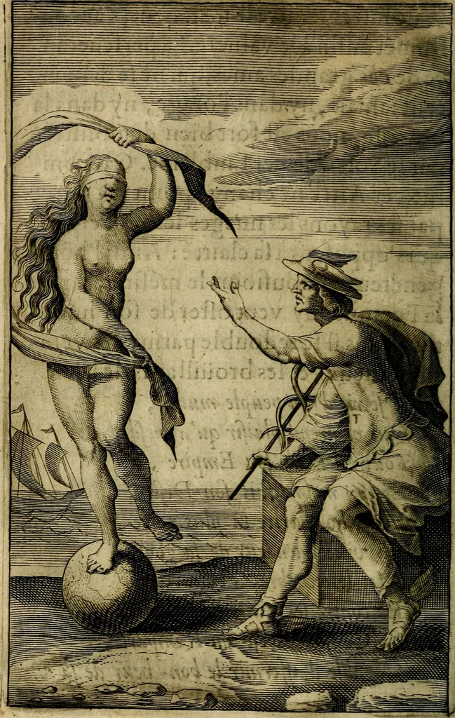 An illustration from Emblemes divers, representez dans cent quarante figures en taille-douce : Enrichis de discours moraux, philosophiques, politiques, et hystoriques ... Où il est traité de la science des roys, princes, ministres d'estats, et generaux d'armées, 1659, leaf 40