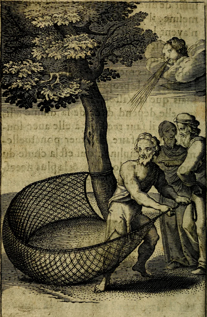 An illustration from Emblemes divers, representez dans cent quarante figures en taille-douce : Enrichis de discours moraux, philosophiques, politiques, et hystoriques ... Où il est traité de la science des roys, princes, ministres d'estats, et generaux d'armées, 1659, leaf 536