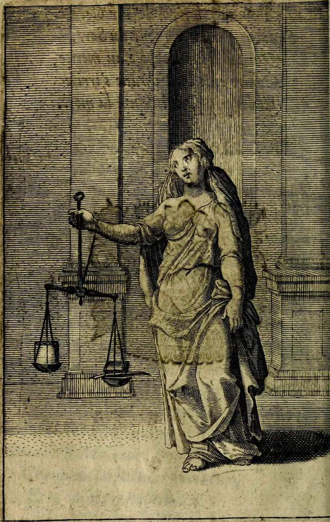 An illustration from Emblemes divers, representez dans cent quarante figures en taille-douce : Enrichis de discours moraux, philosophiques, politiques, et hystoriques ... Où il est traité de la science des roys, princes, ministres d'estats, et generaux d'armées, 1659, leaf 594