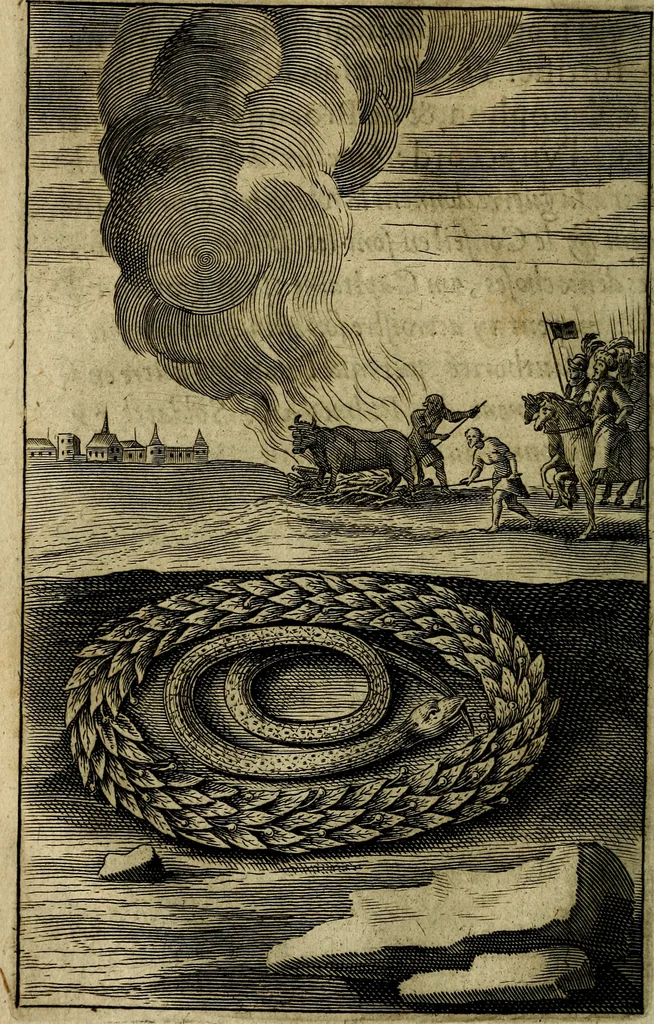 An illustration from Emblemes divers, representez dans cent quarante figures en taille-douce : Enrichis de discours moraux, philosophiques, politiques, et hystoriques ... Où il est traité de la science des roys, princes, ministres d'estats, et generaux d'armées, 1659, leaf 82
