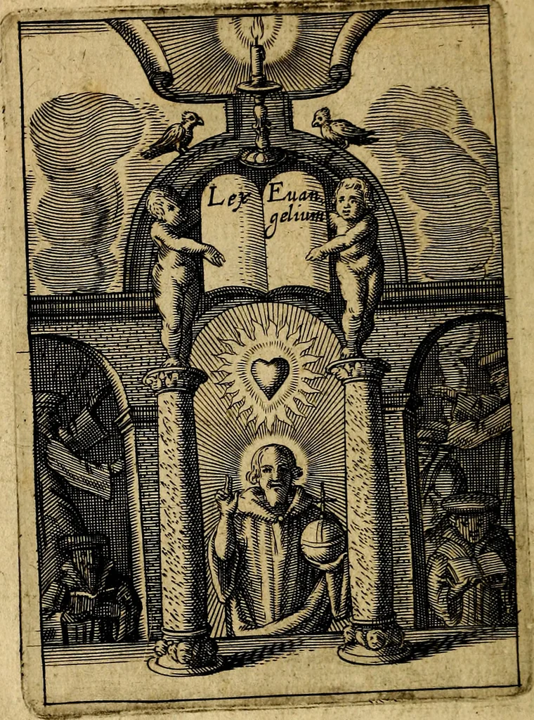 An illustration from Emblemes nouveaux; esquels le cours de ce monde est depeint et representé par certaines figures, desquelles le sens est expliqué par rimes ... Premieremente en allemand & maintenent en françois .., 1617, leaf 117
