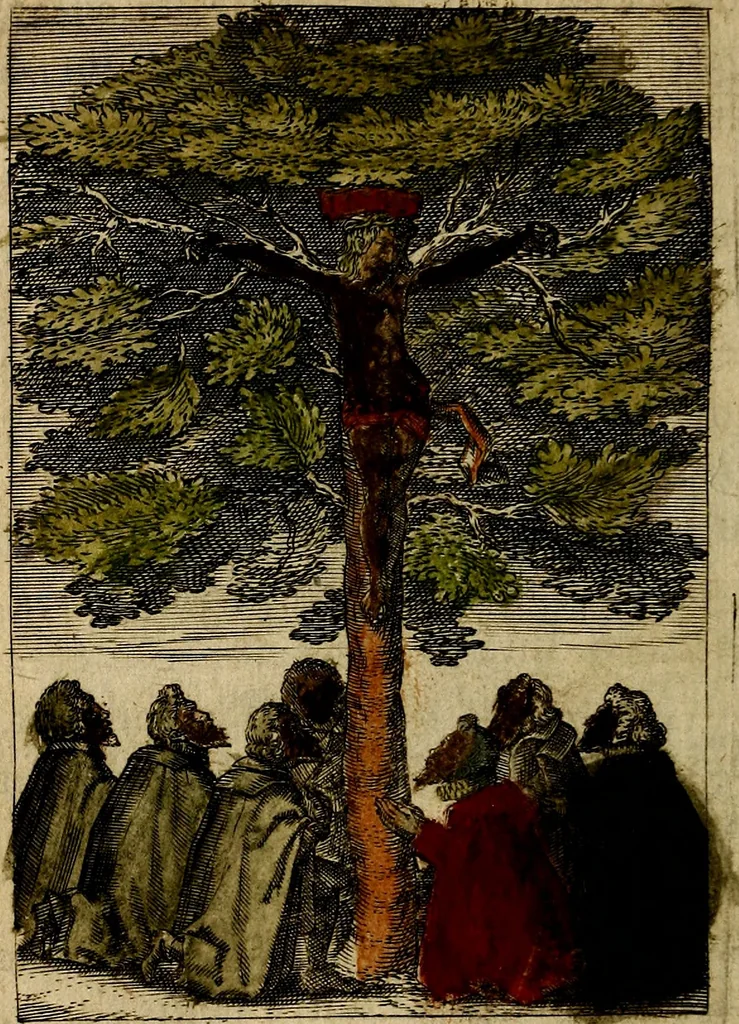 An illustration from Emblemes nouveaux; esquels le cours de ce monde est depeint et representé par certaines figures, desquelles le sens est expliqué par rimes ... Premieremente en allemand & maintenent en françois .., 1617, leaf 21
