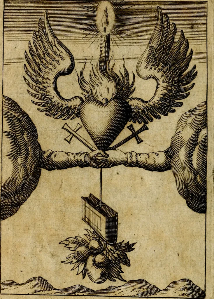 An illustration from Emblemes nouveaux; esquels le cours de ce monde est depeint et representé par certaines figures, desquelles le sens est expliqué par rimes ... Premieremente en allemand & maintenent en françois .., 1617, leaf 31