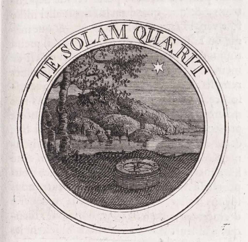 An illustration from Emblémes, ou, Devises chrétiennes, 1697, leaf 163