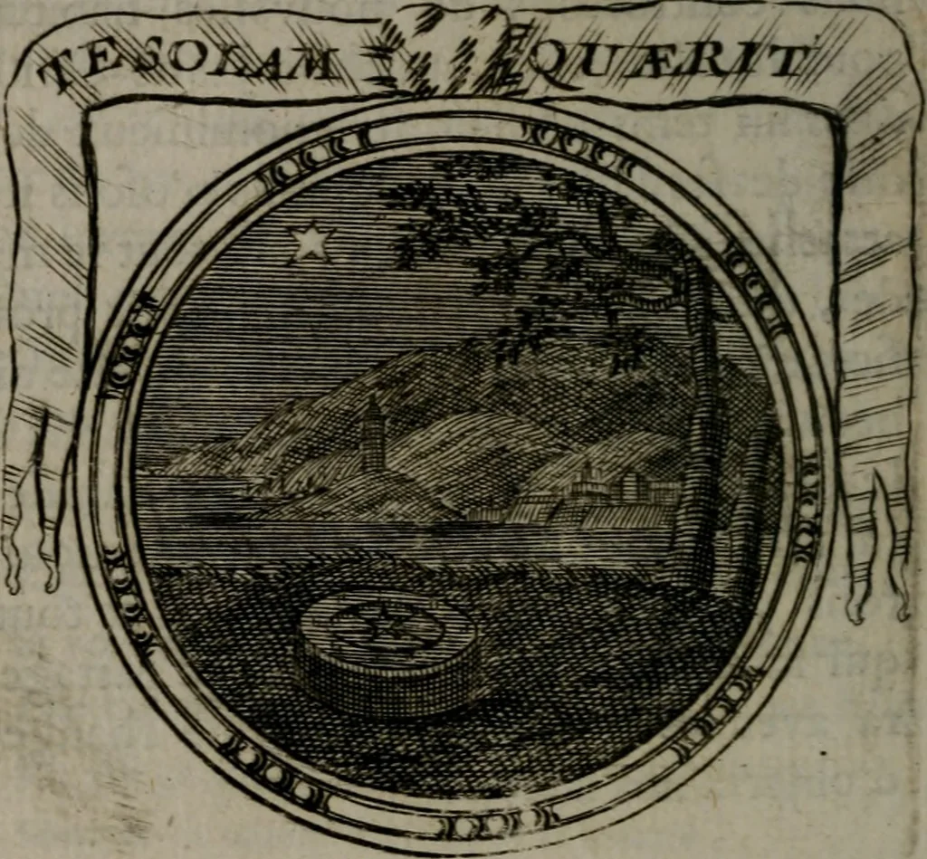 An illustration from Emblemes ou devises chretiennes : ouvrage mêlé de prose & de vers, et enrichi de figures .., 1717, leaf 109