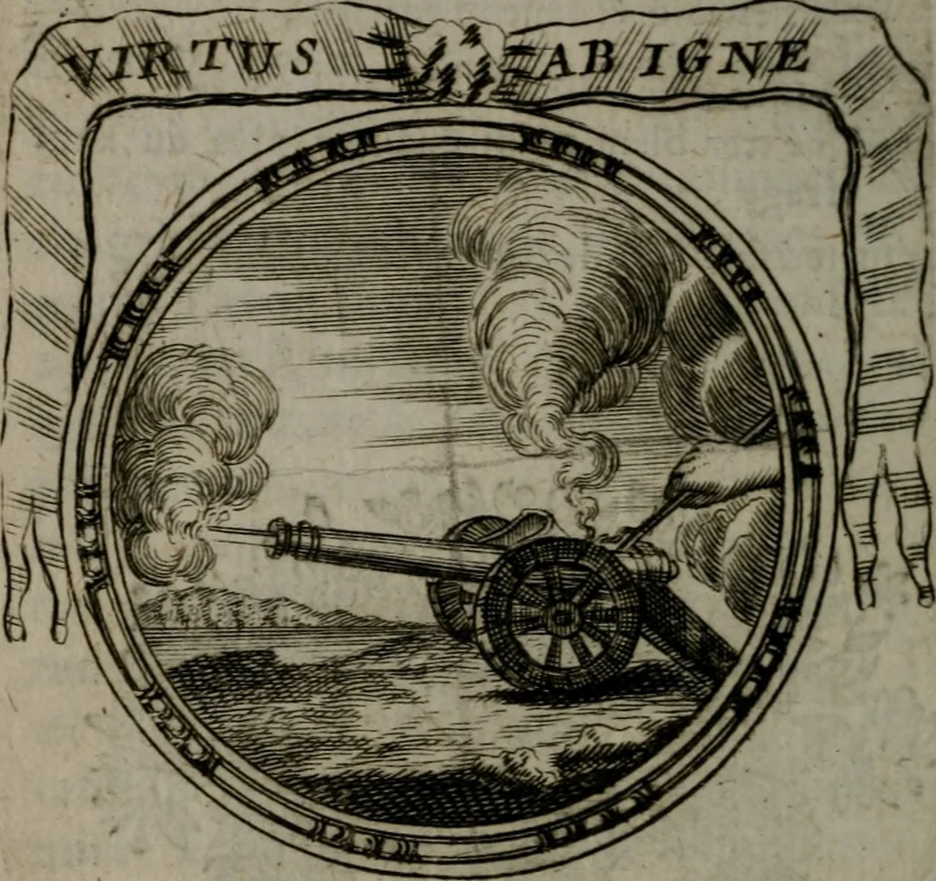An illustration from Emblemes ou devises chretiennes : ouvrage mêlé de prose & de vers, et enrichi de figures .., 1717, leaf 121
