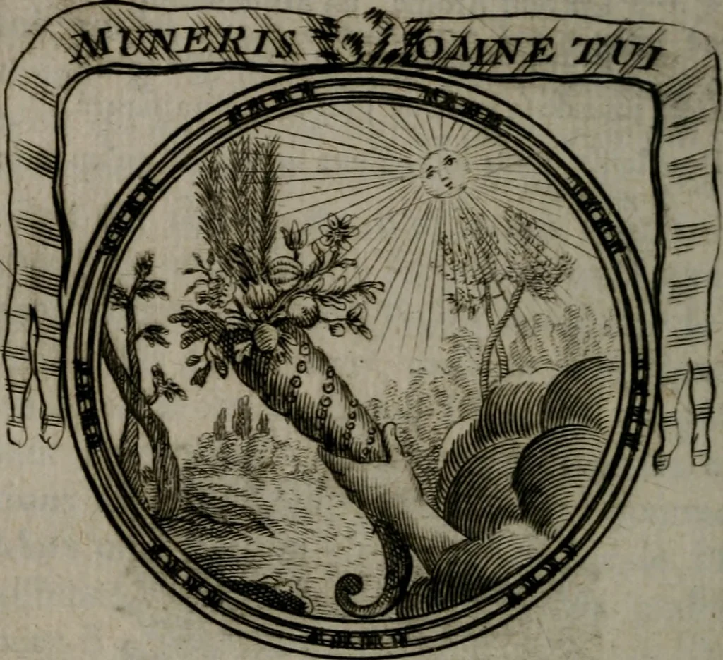 An illustration from Emblemes ou devises chretiennes : ouvrage mêlé de prose & de vers, et enrichi de figures .., 1717, leaf 125