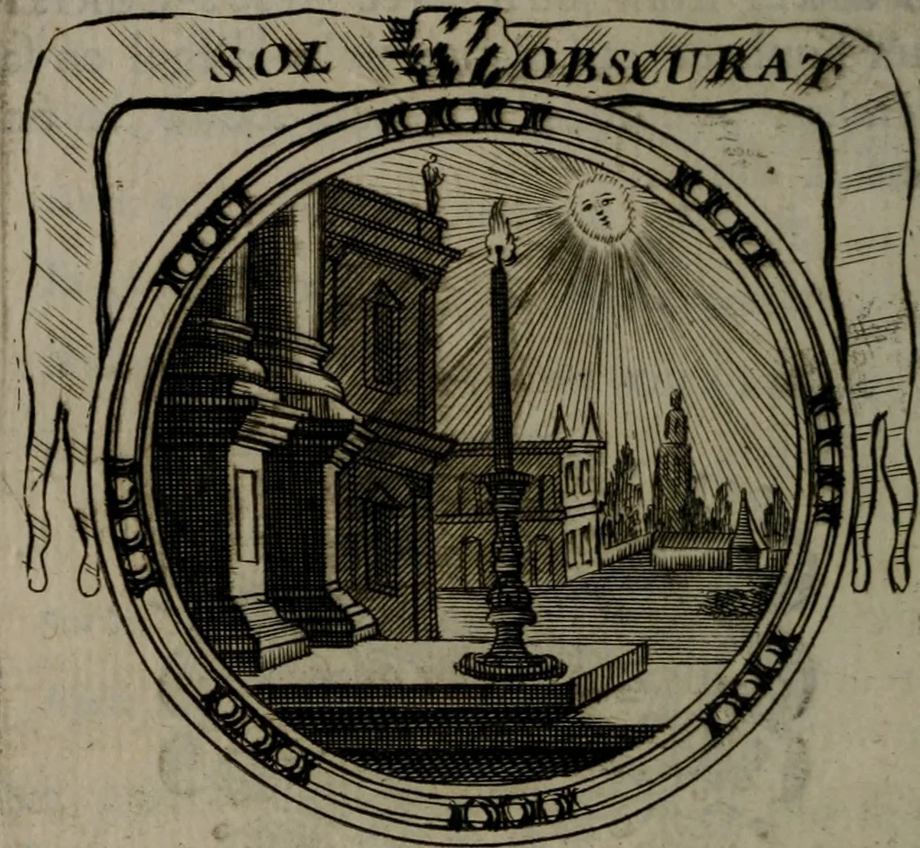 An illustration from Emblemes ou devises chretiennes : ouvrage mêlé de prose & de vers, et enrichi de figures .., 1717, leaf 149
