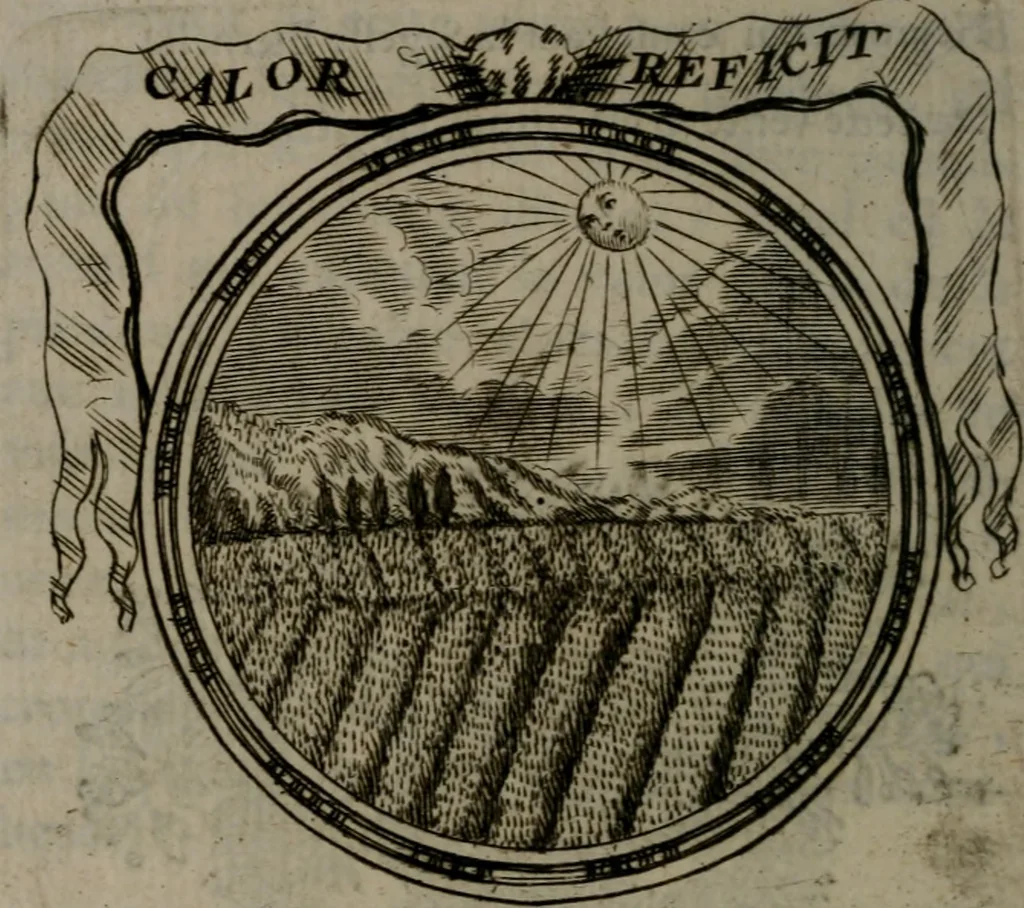 An illustration from Emblemes ou devises chretiennes : ouvrage mêlé de prose & de vers, et enrichi de figures .., 1717, leaf 153