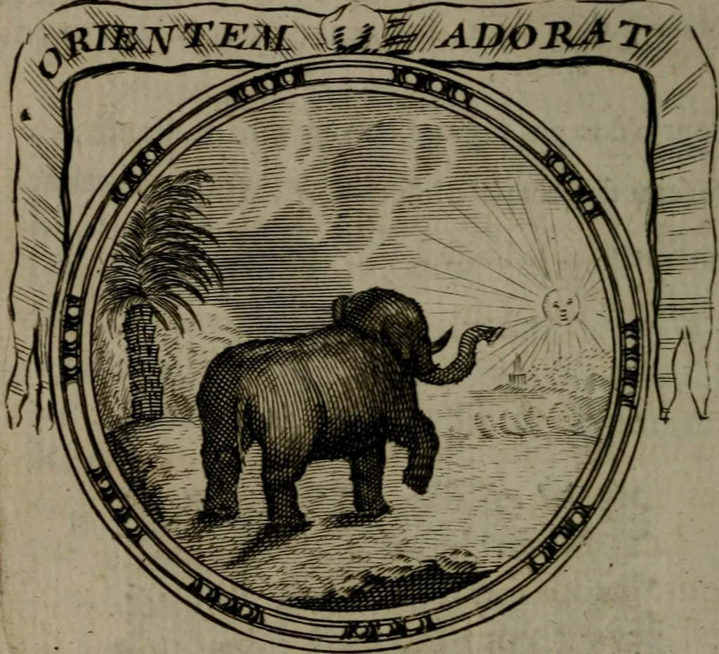 An illustration from Emblemes ou devises chretiennes : ouvrage mêlé de prose & de vers, et enrichi de figures .., 1717, leaf 157
