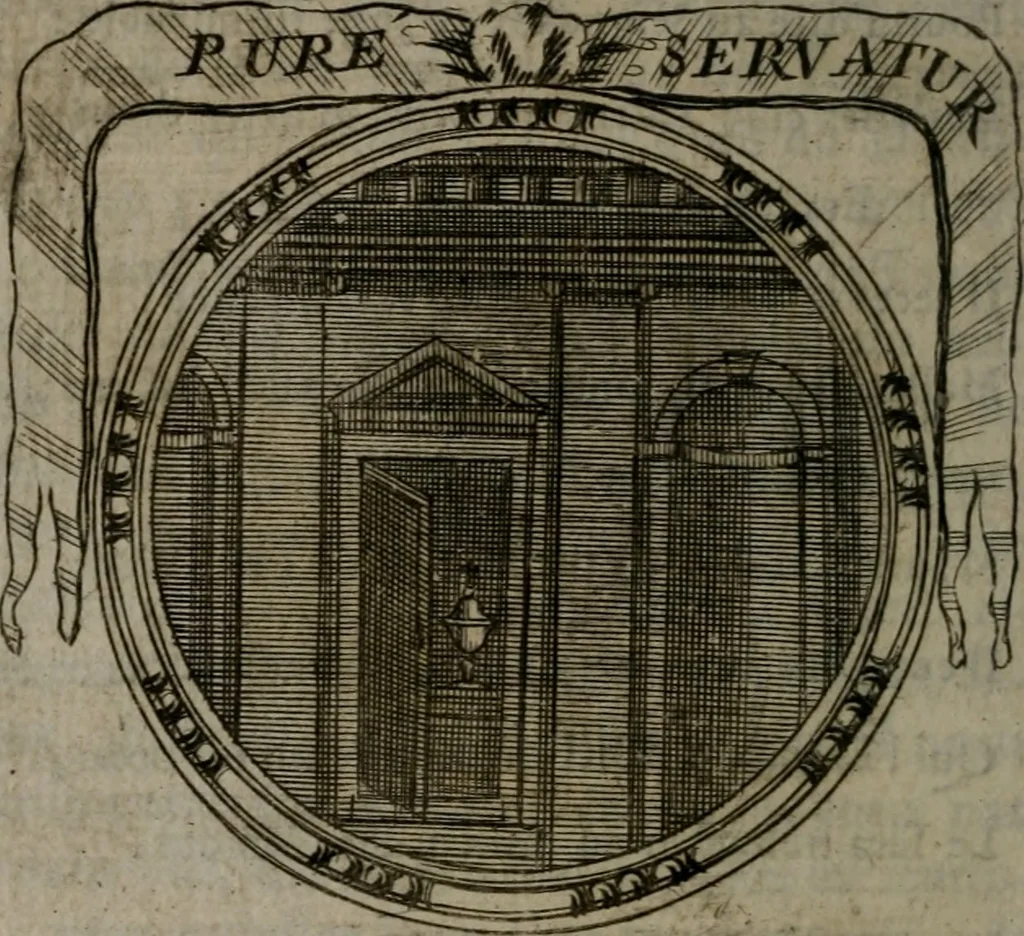 An illustration from Emblemes ou devises chretiennes : ouvrage mêlé de prose & de vers, et enrichi de figures .., 1717, leaf 209