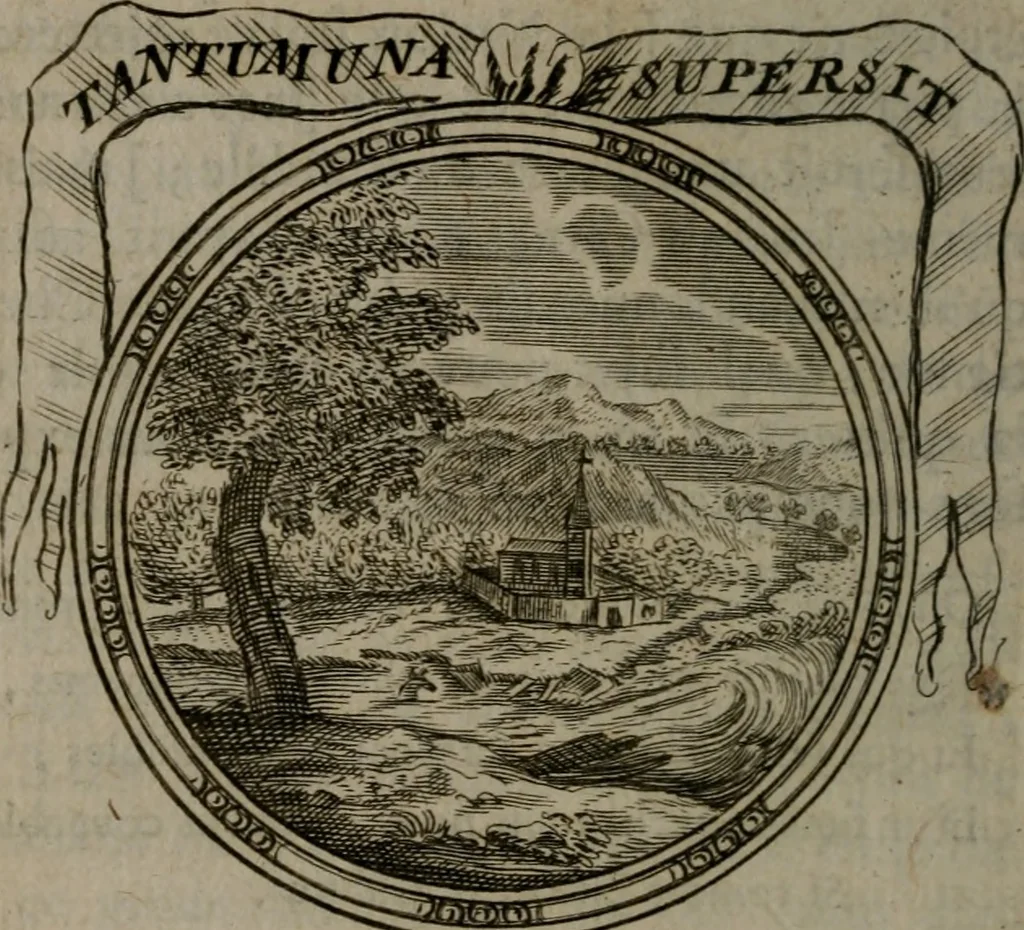 An illustration from Emblemes ou devises chretiennes : ouvrage mêlé de prose & de vers, et enrichi de figures .., 1717, leaf 245
