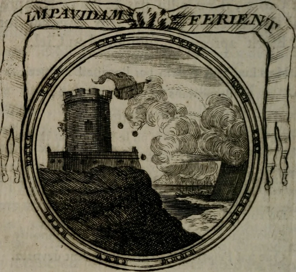 An illustration from Emblemes ou devises chretiennes : ouvrage mêlé de prose & de vers, et enrichi de figures .., 1717, leaf 253
