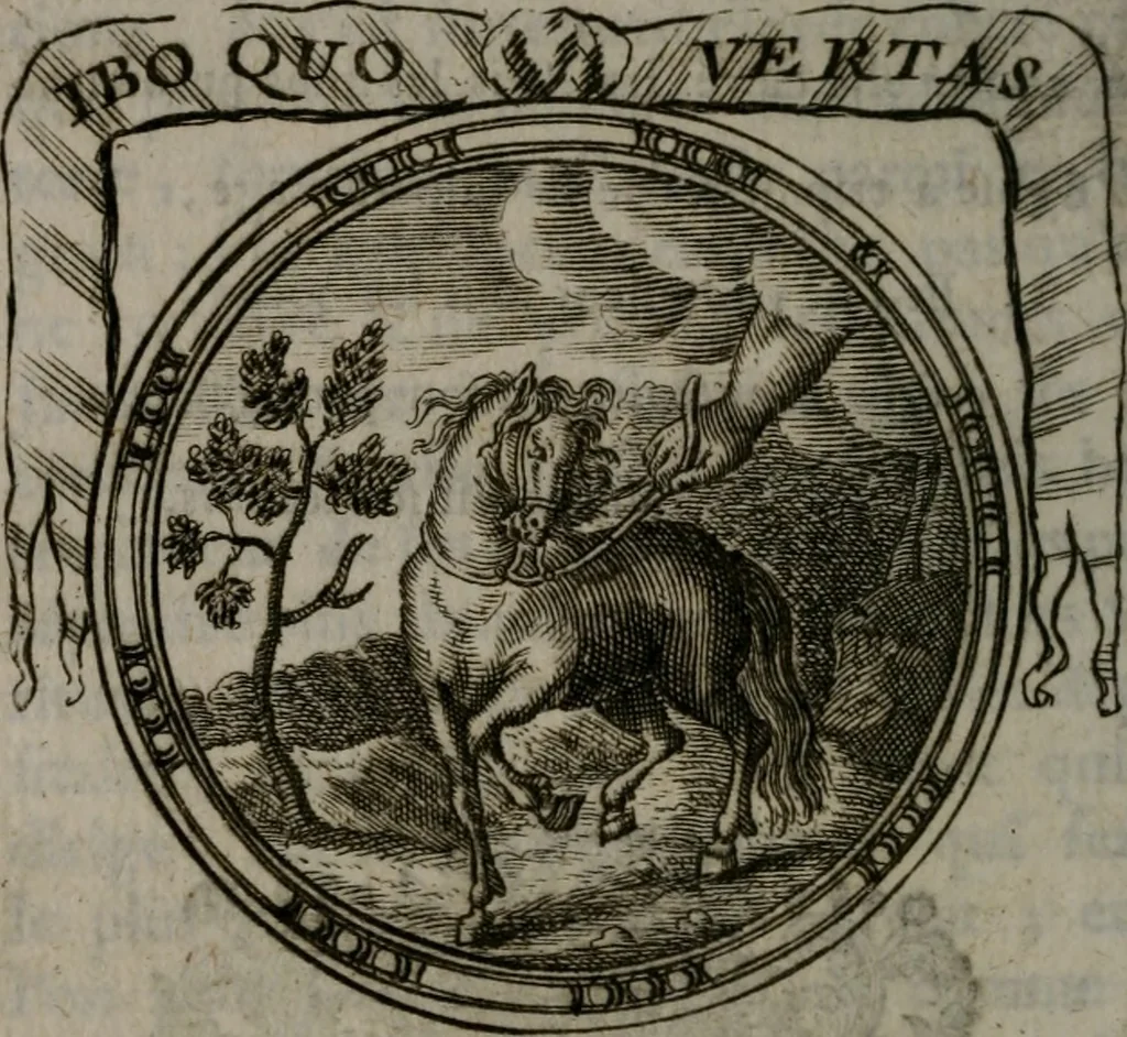 An illustration from Emblemes ou devises chretiennes : ouvrage mêlé de prose & de vers, et enrichi de figures .., 1717, leaf 257