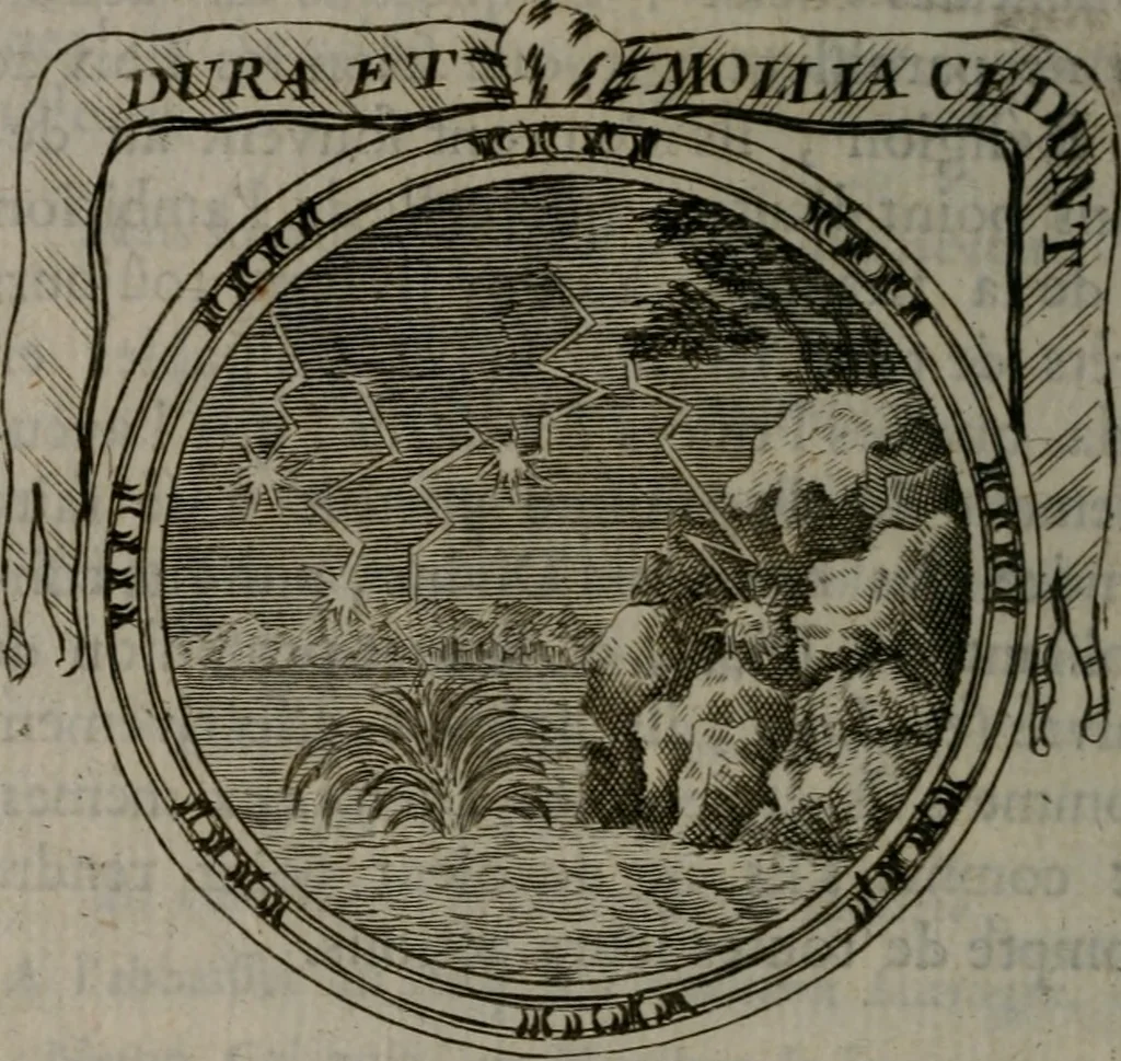 An illustration from Emblemes ou devises chretiennes : ouvrage mêlé de prose & de vers, et enrichi de figures .., 1717, leaf 291