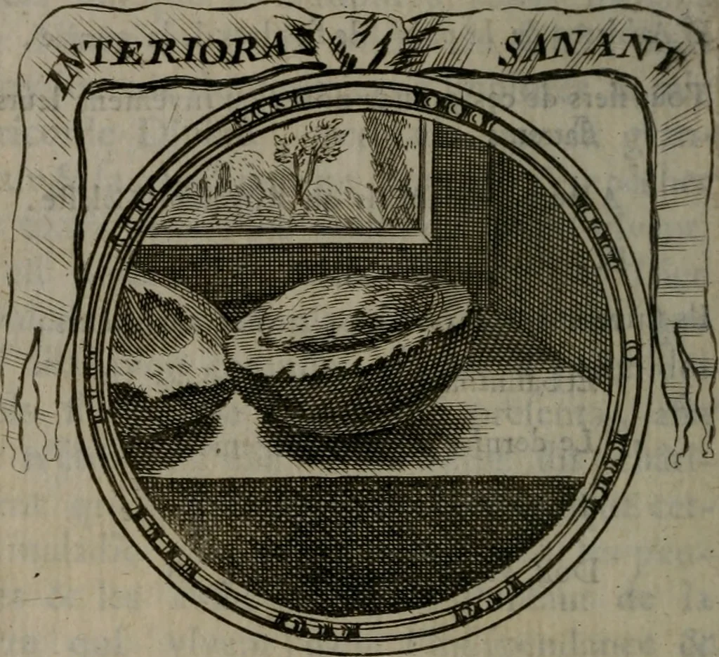 An illustration from Emblemes ou devises chretiennes : ouvrage mêlé de prose & de vers, et enrichi de figures .., 1717, leaf 295
