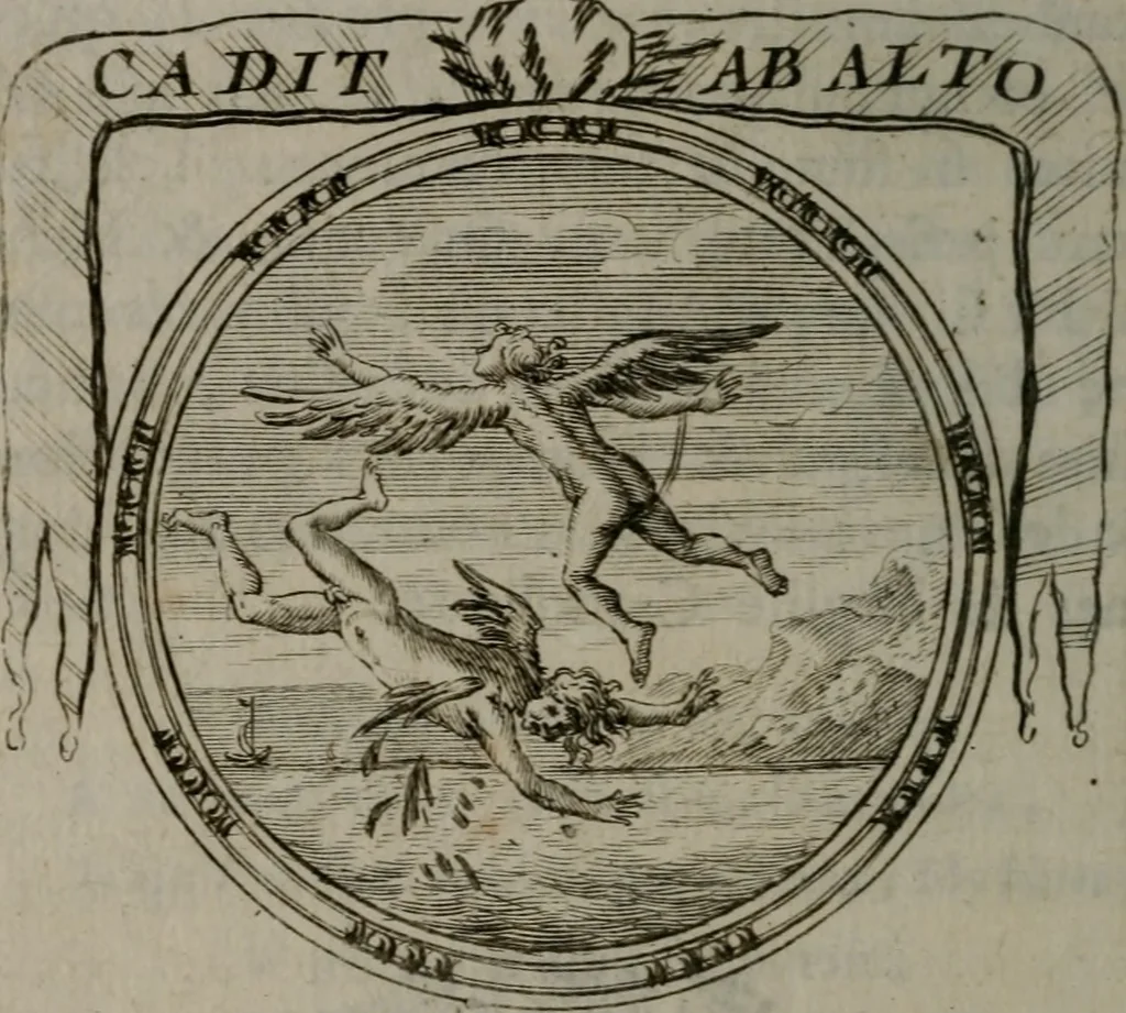 An illustration from Emblemes ou devises chretiennes : ouvrage mêlé de prose & de vers, et enrichi de figures .., 1717, leaf 327