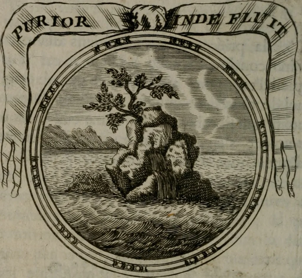 An illustration from Emblemes ou devises chretiennes : ouvrage mêlé de prose & de vers, et enrichi de figures .., 1717, leaf 359
