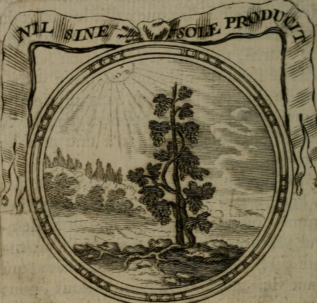 An illustration from Emblemes ou devises chretiennes : ouvrage mêlé de prose & de vers, et enrichi de figures .., 1717, leaf 37