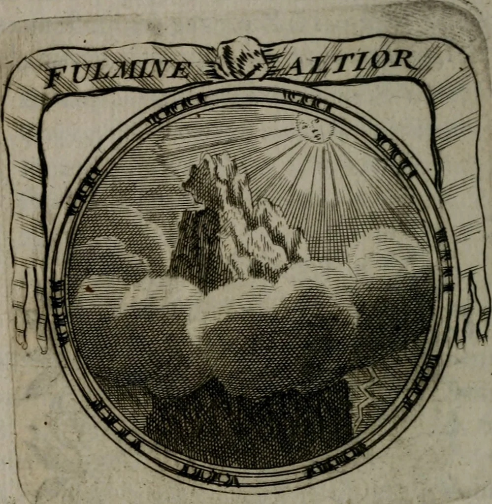 An illustration from Emblemes ou devises chretiennes : ouvrage mêlé de prose & de vers, et enrichi de figures .., 1717, leaf 371
