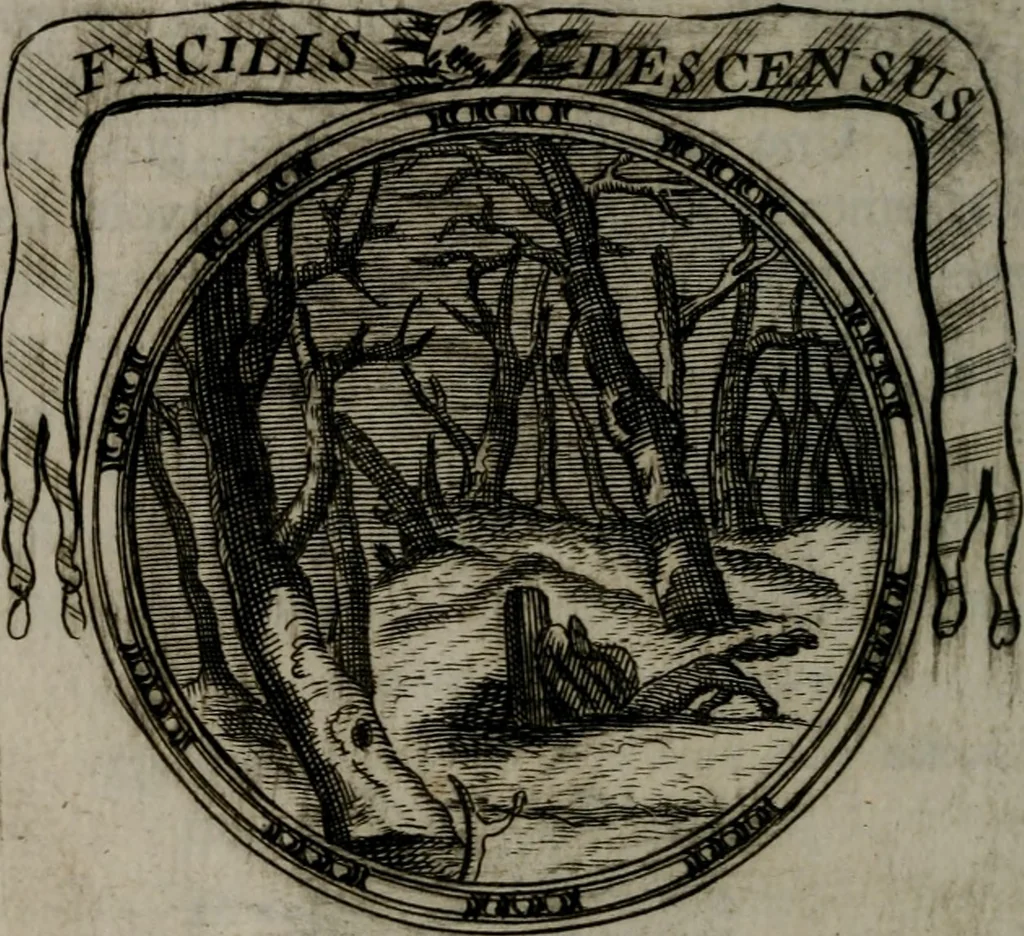 An illustration from Emblemes ou devises chretiennes : ouvrage mêlé de prose & de vers, et enrichi de figures .., 1717, leaf 387