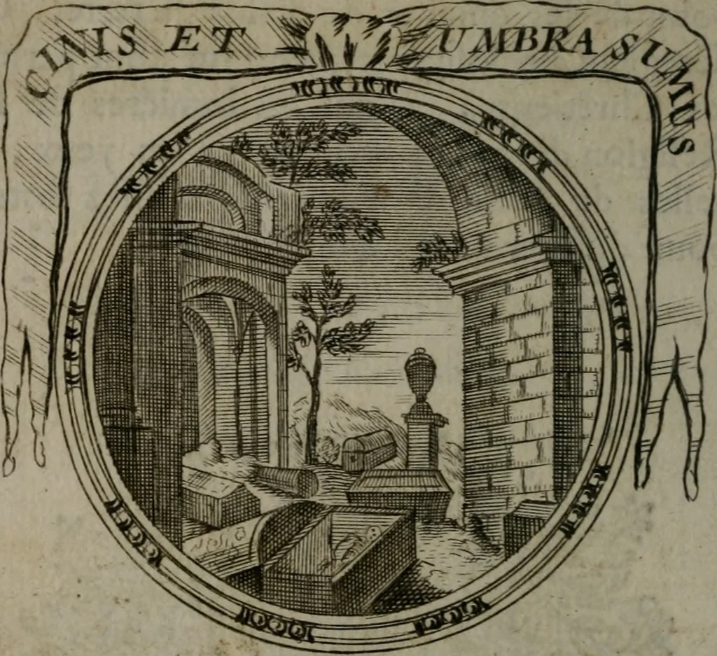 An illustration from Emblemes ou devises chretiennes : ouvrage mêlé de prose & de vers, et enrichi de figures .., 1717, leaf 399