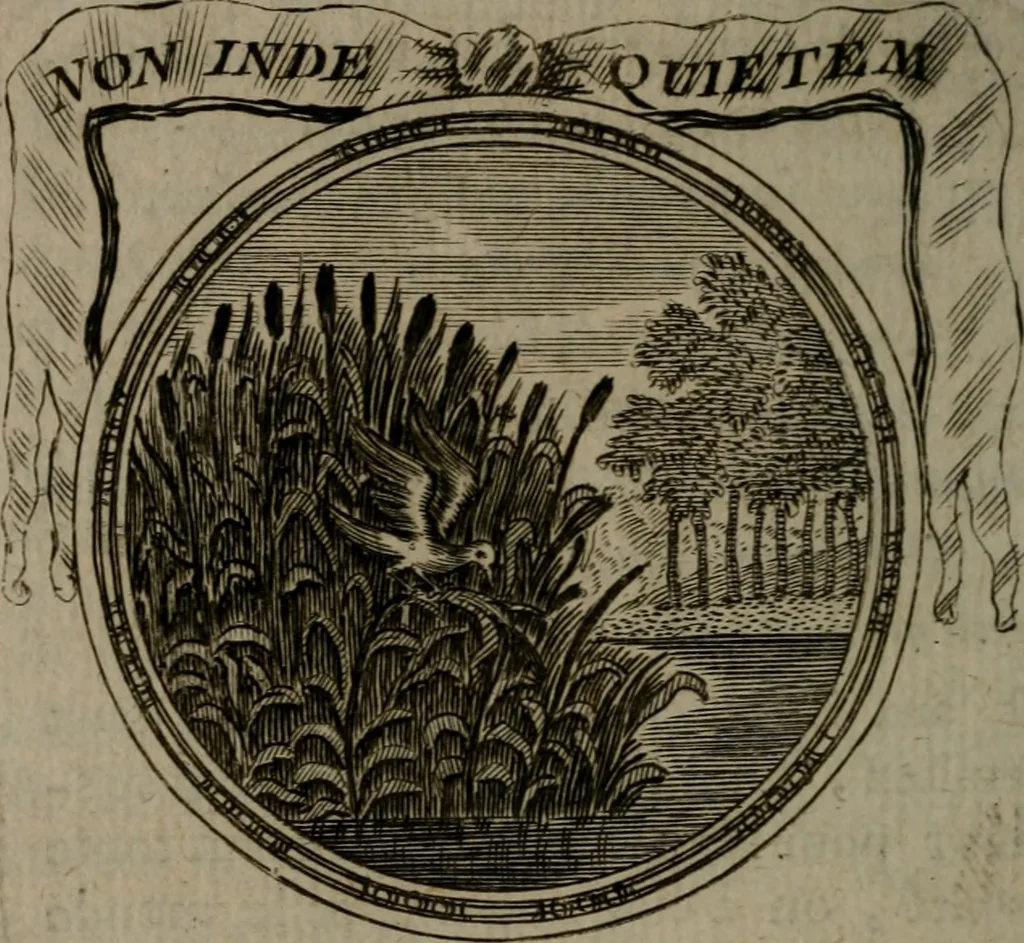 An illustration from Emblemes ou devises chretiennes : ouvrage mêlé de prose & de vers, et enrichi de figures .., 1717, leaf 53