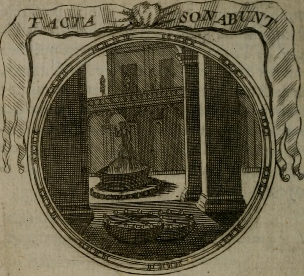 An illustration from Emblemes ou devises chretiennes : ouvrage mêlé de prose & de vers, et enrichi de figures .., 1717, leaf 73