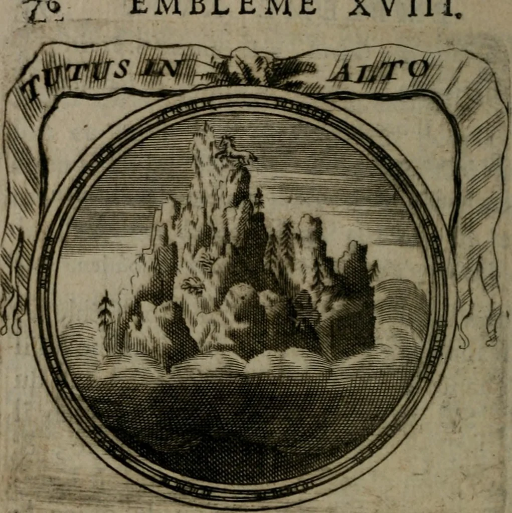 An illustration from Emblemes ou devises chretiennes : ouvrage mêlé de prose & de vers, et enrichi de figures .., 1717, leaf 85