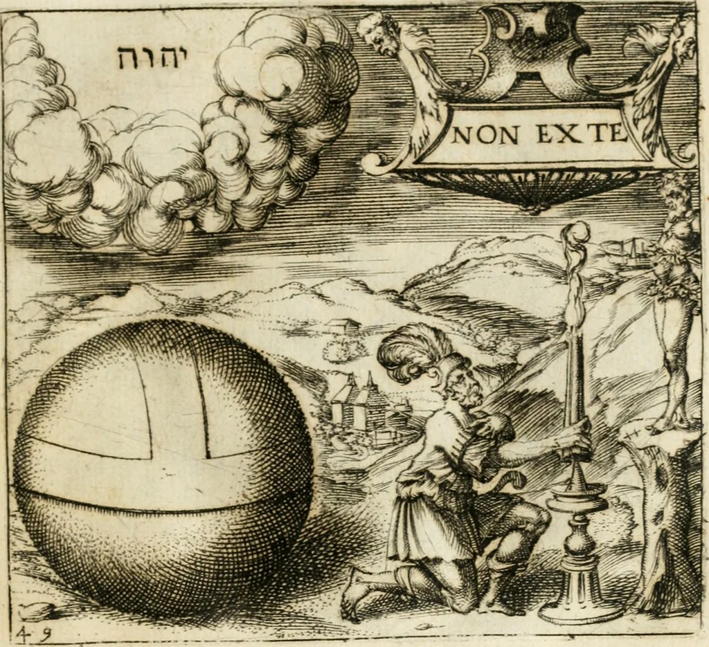 An illustration from Emblemes, ov, Devises chrestiennes, 1571, leaf 116
