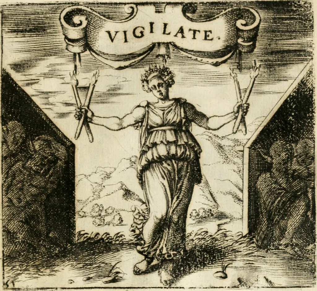 An illustration from Emblemes, ov, Devises chrestiennes, 1571, leaf 120
