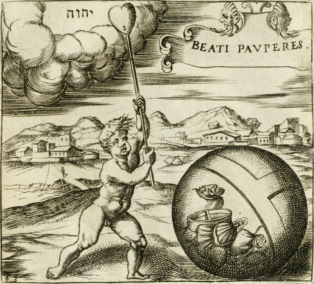 An illustration from Emblemes, ov, Devises chrestiennes, 1571, leaf 144