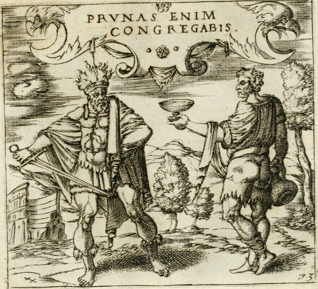 An illustration from Emblemes, ov, Devises chrestiennes, 1571, leaf 160