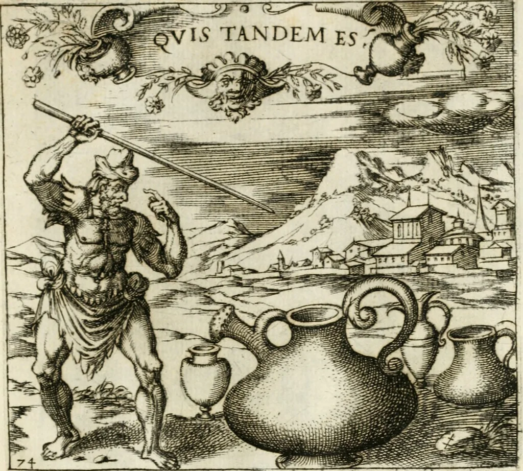 An illustration from Emblemes, ov, Devises chrestiennes, 1571, leaf 162
