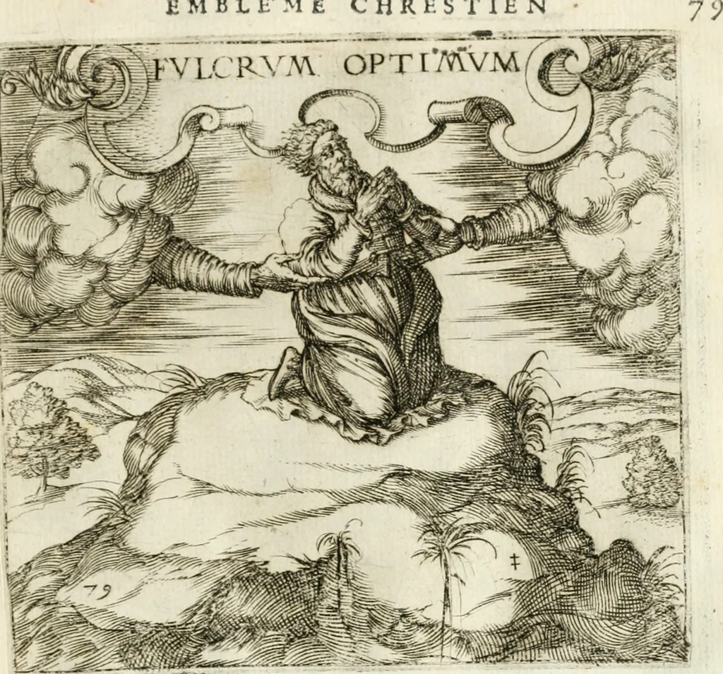 An illustration from Emblemes, ov, Devises chrestiennes, 1571, leaf 168