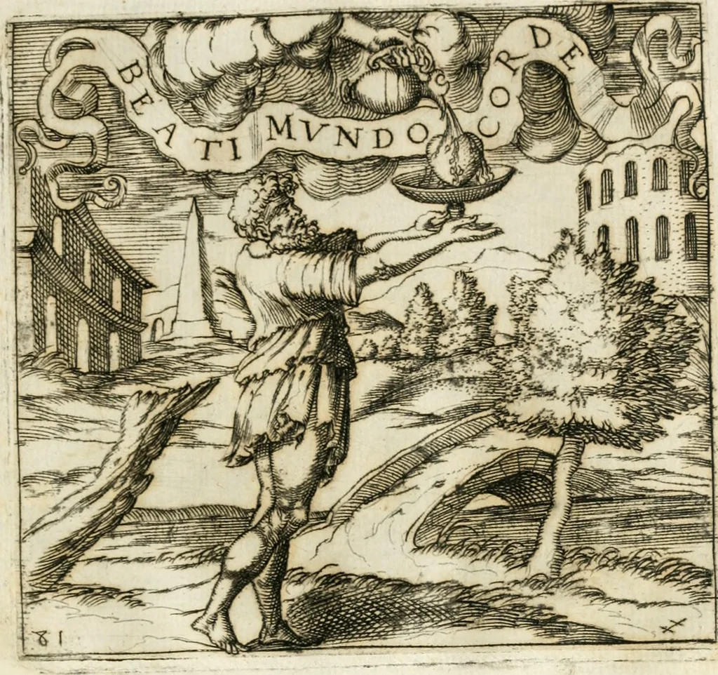 An illustration from Emblemes, ov, Devises chrestiennes, 1571, leaf 172