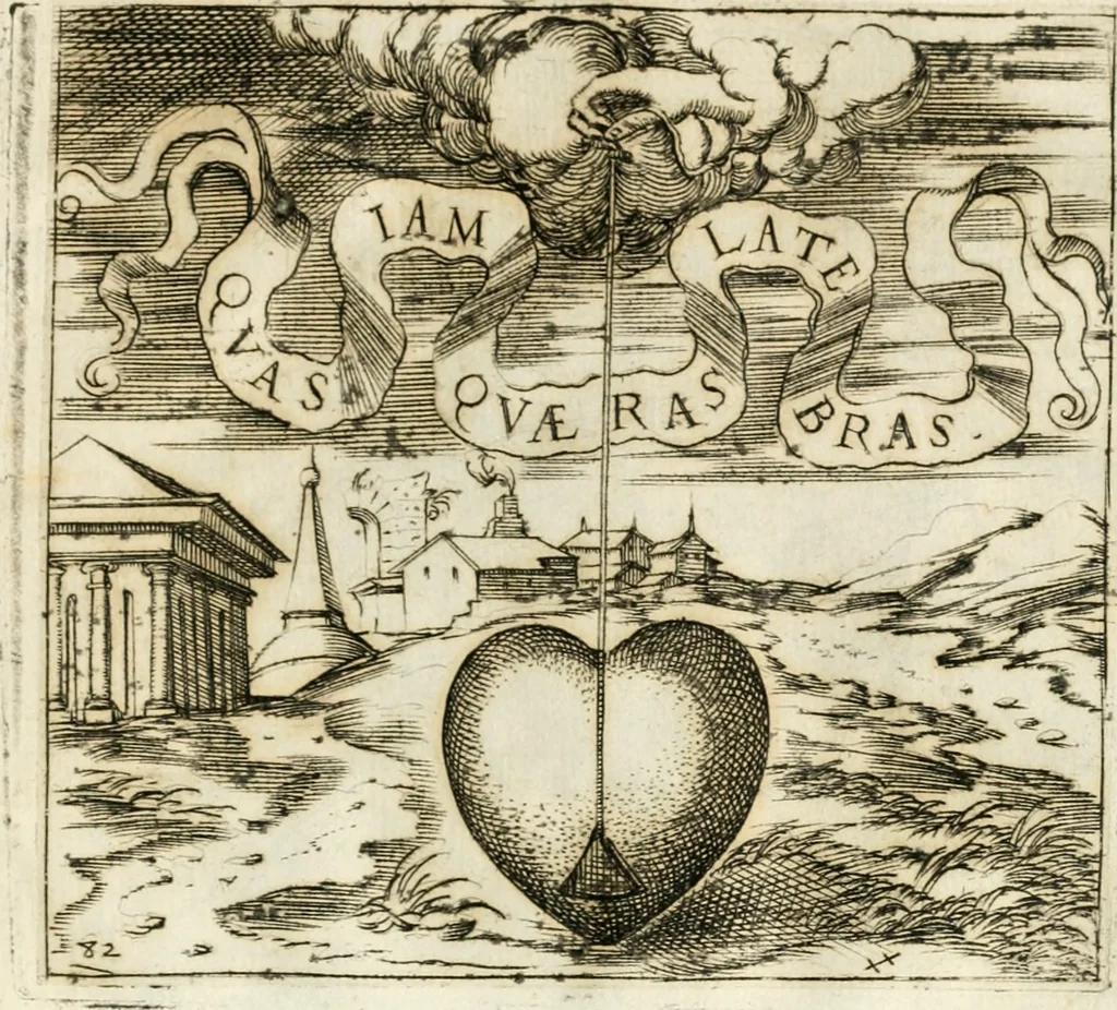 An illustration from Emblemes, ov, Devises chrestiennes, 1571, leaf 174