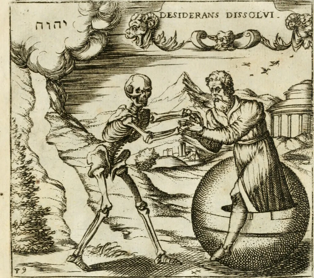 An illustration from Emblemes, ov, Devises chrestiennes, 1571, leaf 188