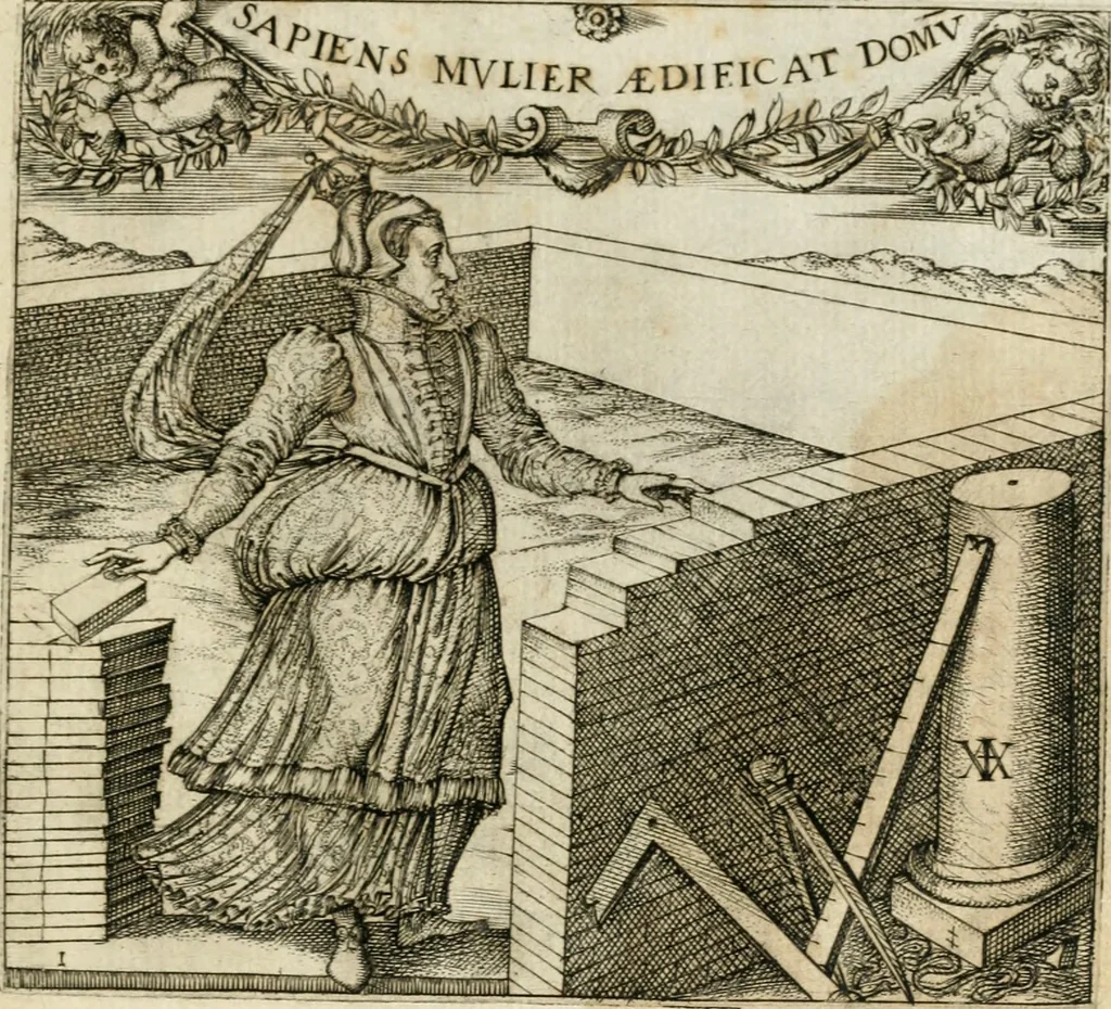 An illustration from Emblemes, ov, Devises chrestiennes, 1571, leaf 20