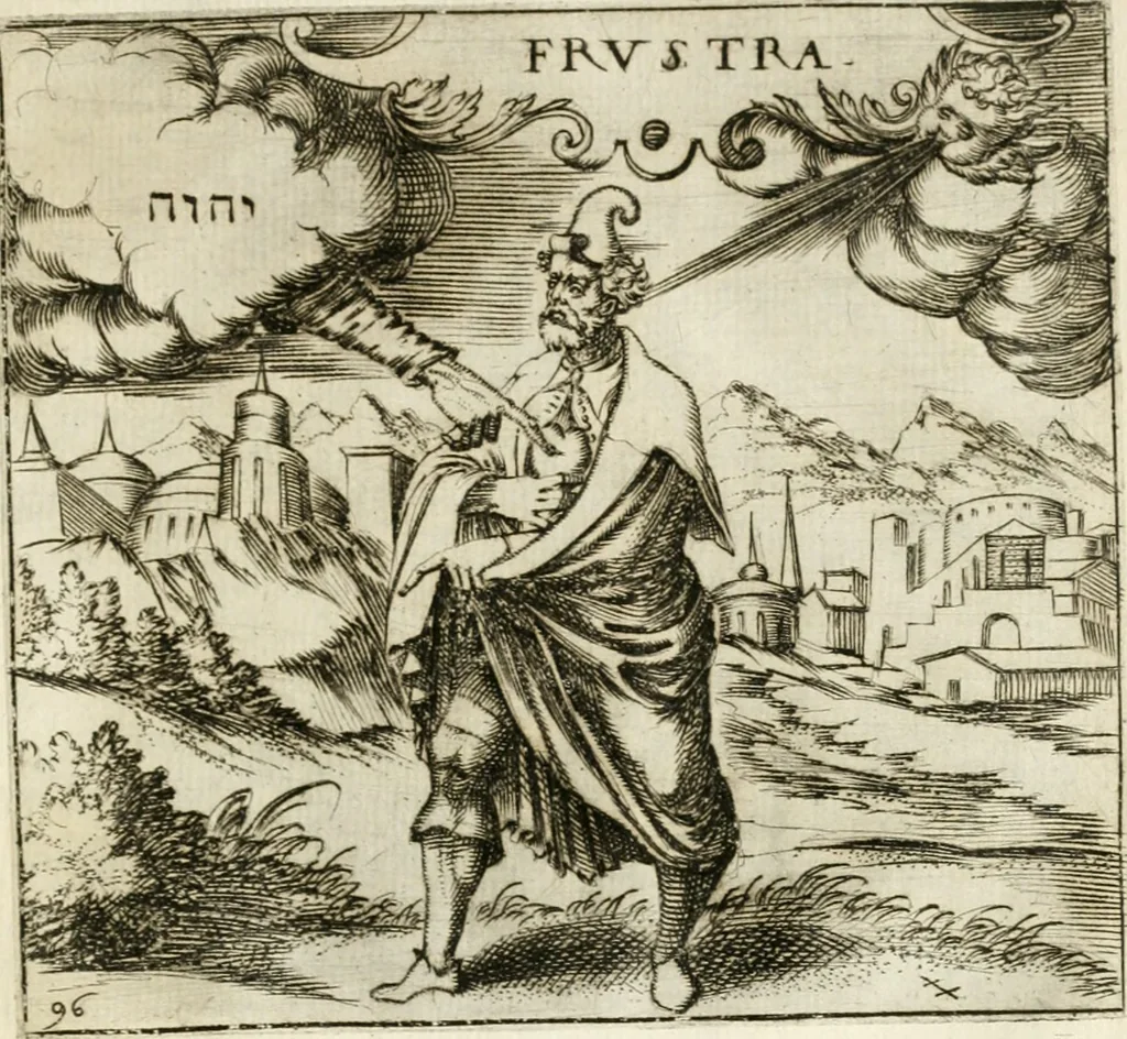 An illustration from Emblemes, ov, Devises chrestiennes, 1571, leaf 202